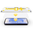 2x Szkło Hartowane do Samsung Galaxy S24 / S25, ERBORD Easy App 9H Screen Protector