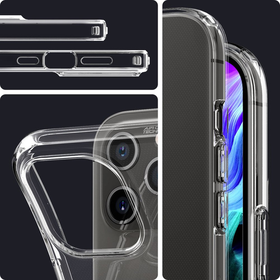 Etui Spigen do iPhone 12/12 Pro, Liquid Crystal, przezroczyste