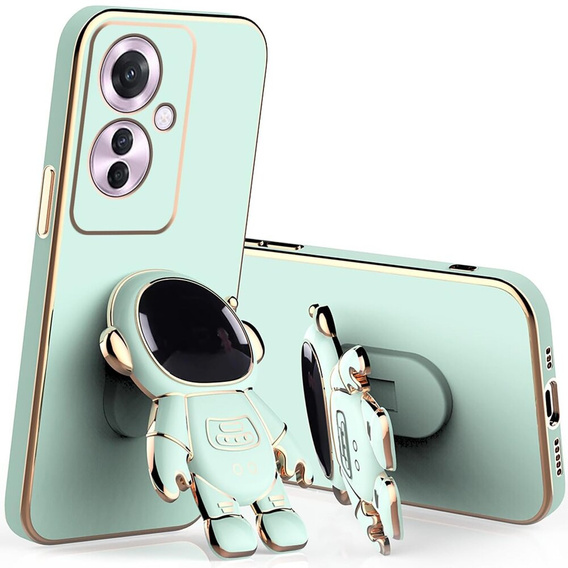 Etui do Oppo Reno 11F 5G, Astronaut, zielone