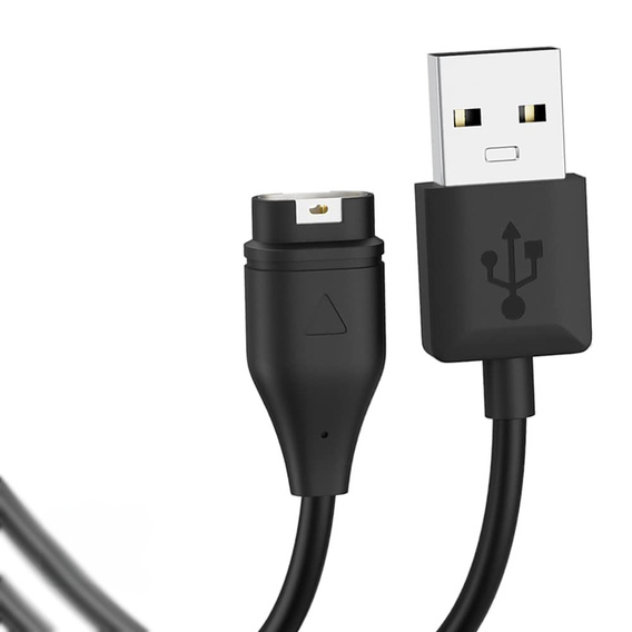 Kabel USB/ładowarka do smartwachy Garmin, czarny