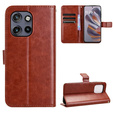 Etui z klapką do Motorola Edge 50 Neo / Motorola ThinkPhone 25, Crazy Horse Wallet, brązowe