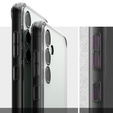 Etui Ringke do Samsung Galaxy S23 FE, Fusion, Przezroczyste / Czarne