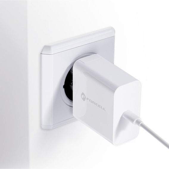 Ładowarka sieciowa Forcell F-Energy 45W USB-C PD QC4.0 – szybkie i bezpieczne ładowanie