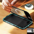 Etui do iPhone 17 Air, Wodoodporne IP68, SHELLBOX MagSafe, niebieskie