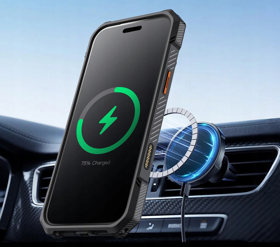 Etui Supcase Unicorn Beetle Grip Mag z pierścieniem MagSafe do iPhone 17 Pro