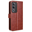 Etui z klapką do Oppo A80, Crazy Horse Wallet, brązowe