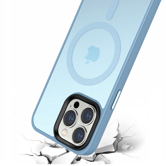 Etui do iPhone 14 Pro Max, Simple MagSafe, niebieskie