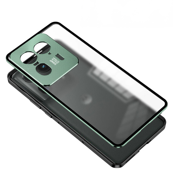 Etui do Motorola Edge 50 Ultra, Frame Case, zielone