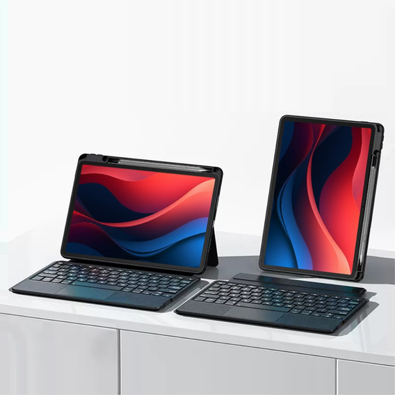 Etui z klawiaturą do Lenovo Tab M11, czarne