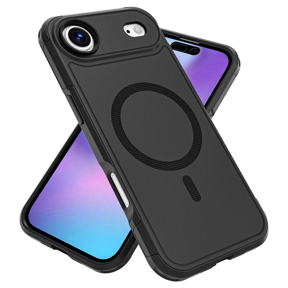 Etui MagForce do iPhone 17 Air, do MagSafe, pancerne, czarne