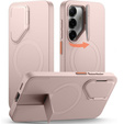 Etui do Samsung Galaxy S25, Suritch Shockproof z MagSafe – różowe