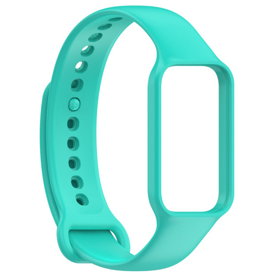 Pasek Silikonowy do Xiaomi Redmi Smart Band 2 / Xiaomi Smart Mi Band 8 Active, Turkusowy