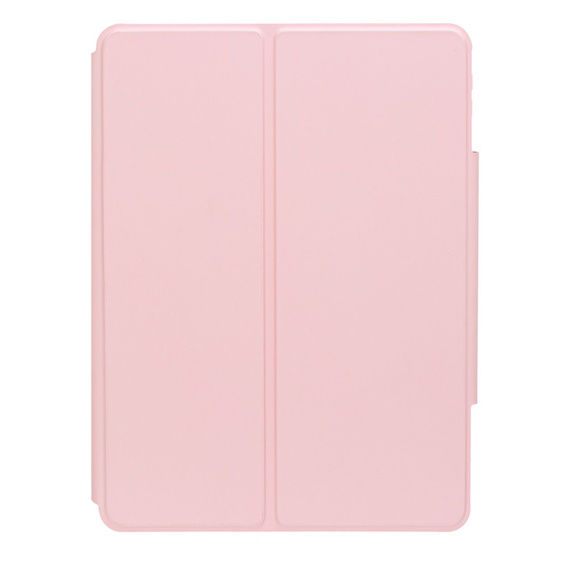Etui z klawiaturą do iPad 11" 2025 A16 (11 gen.) / iPad 10.9" 2022 (10 gen.), Rotary 360° Leather, różowe rose gold