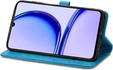 Etui z klapką do Realme Note 50, Mandala, niebieskie