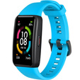 Pasek Silikonowy do Huawei Band 6 / Honor Band 6, Blue