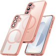 Etui Matt Case do iPhone 17 Pro, do MagSafe, półprzezroczyste różowe