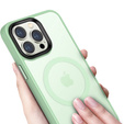 Etui do iPhone 14 Pro Max, Simple MagSafe, jasnozielone