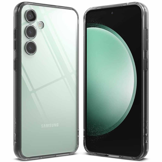 Etui Ringke do Samsung Galaxy S23 FE, Fusion, Przezroczyste / Czarne