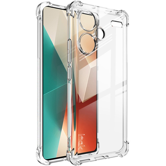 Etui IMAK do Xiaomi Redmi Note 13 Pro+, Dropproof, przezroczyste