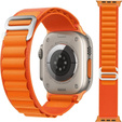 Zestaw Pasek Nylonowy + Etui 2w1 do Apple Watch 7/8/9 45mm, Pomarańczowy