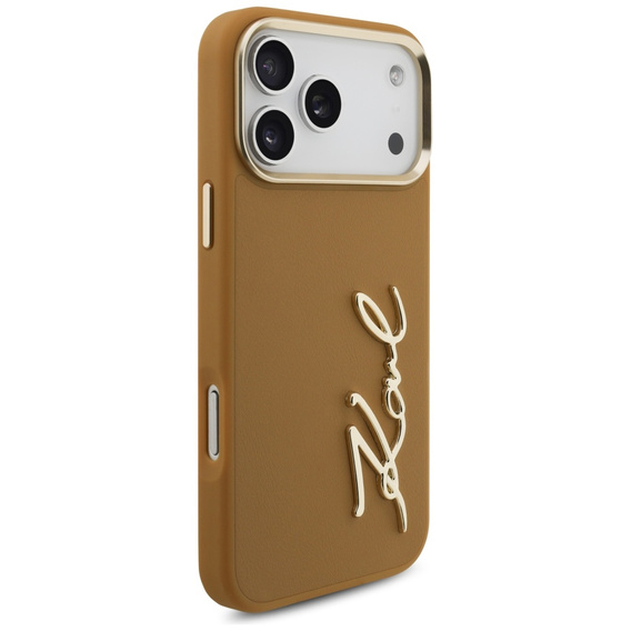 Etui Karl Lagerfeld Karl Script Logo – z metalowymi przyciskami do iPhone 17 Pro Max