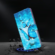 Etui z klapką do Samsung Galaxy A14 4G/5G, Wallet, Butterflies niebieskie