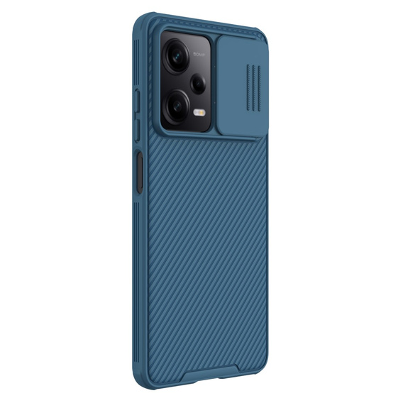 Etui do Xiaomi Poco X5 Pro 5G, pancerne Nillkin, CamShield Pro, Niebieskie
