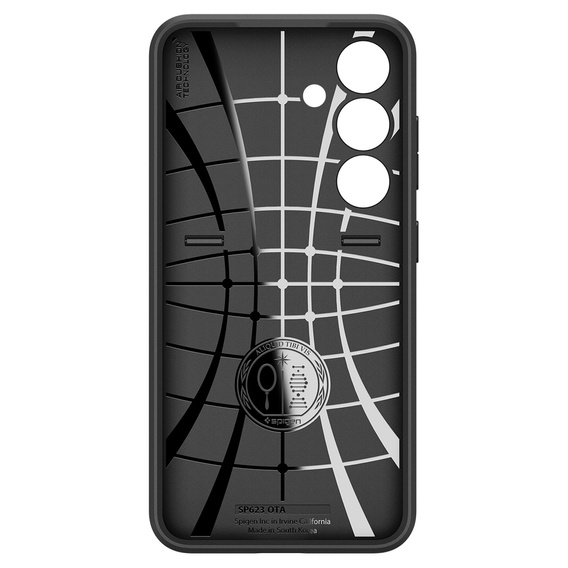 Etui Spigen do Samsung Galaxy S24, Optik Armor, Czarne + Szkło