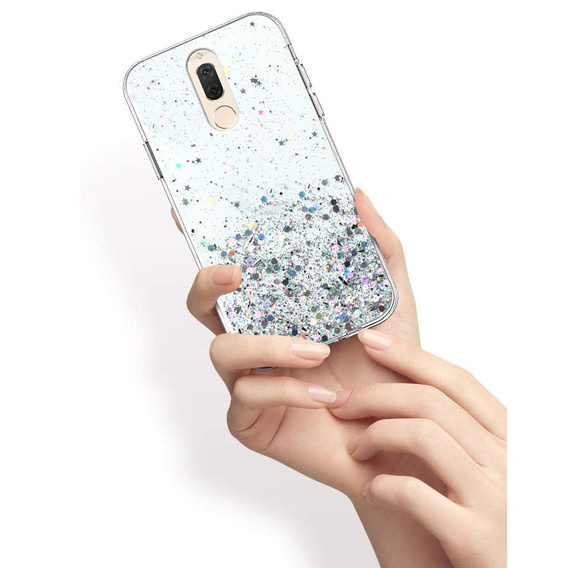 Etui do Huawei Mate 10 Lite, Glittery, przezroczyste