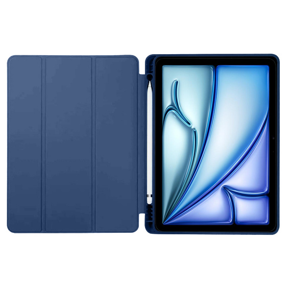 Etui do iPad Air 11" 2025/2024 (7/6 gen.), Smartcase z miejscem na rysik, granatowe