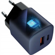 Forcell Ładowarka Sieciowa USB-A / USB-C 3A GaN 33W PD QC 4.0, szara