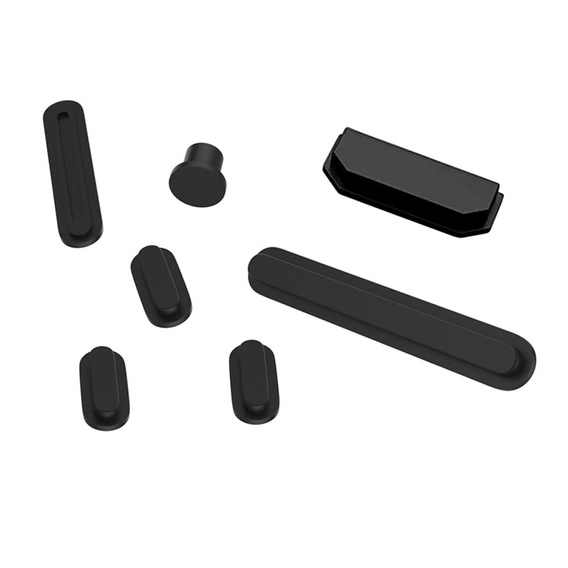 ENKAY Zaślepki do portów dla MacBook Pro 14.2 (A2442) / 16.2 (A2485), Black