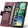Etui ERBORD Glossy Litchi portfel z klapką do Xiaomi Redmi A5