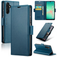 Etui do Samsung Galaxy A26 5G, ERBORD Glossy Litchi, portfel z klapką, niebieskie