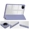 Etui Smartcase Hybrid do Xiaomi Redmi Pad SE 8.7", z miejscem na rysik – fioletowe Marble