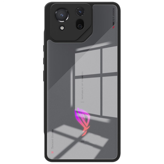 Etui IMAK do ASUS ROG Phone 8 Pro, UX-9A Series, przezroczyste / czarne