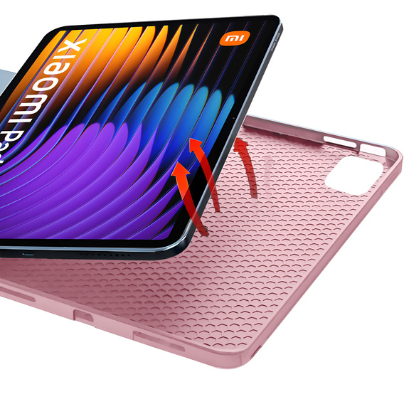 Etui do Xiaomi Pad 7 / 7 Pro, Smartcase, różowe