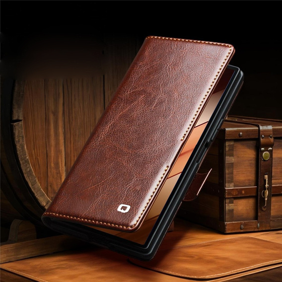 Skórzane etui portfelowe z funkcją podstawki do Samsung Galaxy Z Fold7