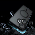 Etui do Xiaomi Redmi 13 4G, do MagSafe, ERBORD Matt Case, czarny + Szkło na ekran