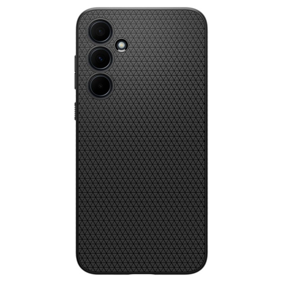 Etui Spigen do Samsung Galaxy A35 5G, Liquid Air, czarne + Szkło