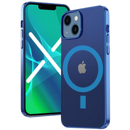 Etui do iPhone 13, ERBORD Hybrid MagSafe Case, niebieskie