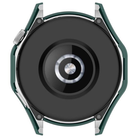 2w1 Etui + Szkło Hartowane do Huawei Watch GT 4 46mm, Zielone