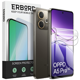 2x Folia Hydrożelowa ERBORD do Oppo A5 Pro 5G – niewidoczna, ale skuteczna tarcza
