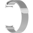 Pasek Bransoleta Milanese do Samsung Galaxy Watch 4/5/6 40/42/43/44/45/46/47mm, Srebrna