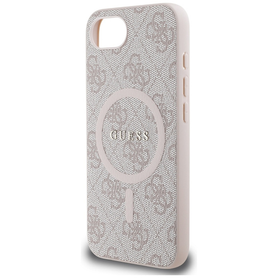 Etui Guess HC MagSafe PU 4G Ring Classic Logo do iPhone 16e