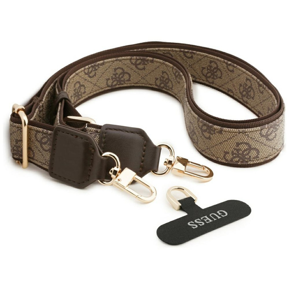 Etui GUESS 4G Strass Logo do MagSafe z paskiem do iPhone 17