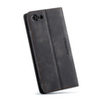 Etui CASEME do iPhone 7/8/SE 2020/SE 2022, Leather Wallet Case, czarne