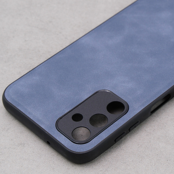 Etui do Samsung Galaxy A14 5G, ERBORD Business, z blaszką do uchwytów samochodowych, niebieskie