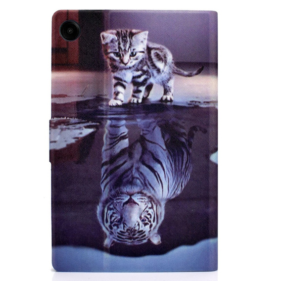 Etui do Samsung Galaxy Tab A9+ X210 / X215 / X216B, cat and tiger