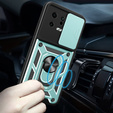 Etui pancerne do Xiaomi 13, CamShield Slide, zielone